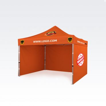 Tenda con stampa per fiere